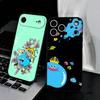 D-dragon Q-Quest Слайм Чехол для телефона Для IPhone 17 Air 16 E Pro Max 15 14 13 Mini 12 Pro 11 Max Plus Черный Мягкий корпус