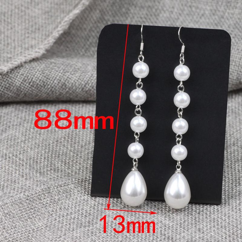 S925 Tremella Hook Gypsy Pearl Pendant Earrings Feminine Long Temperament Korean Earrings Internet celebrity Versatile Earrings