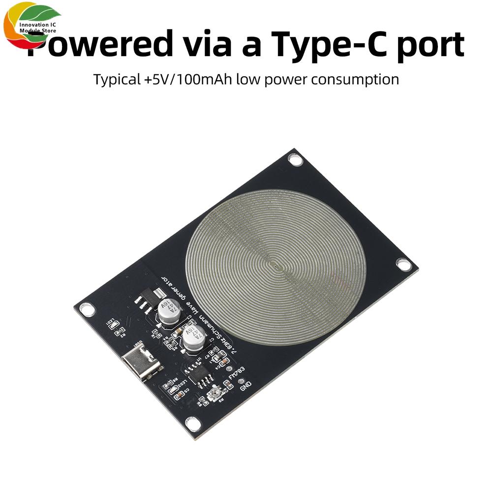 DC 5V 7.83HZ Schumann Wave Generator Signal Generator Module Extremely Low Frequency Pulse Generator Type C Interface
