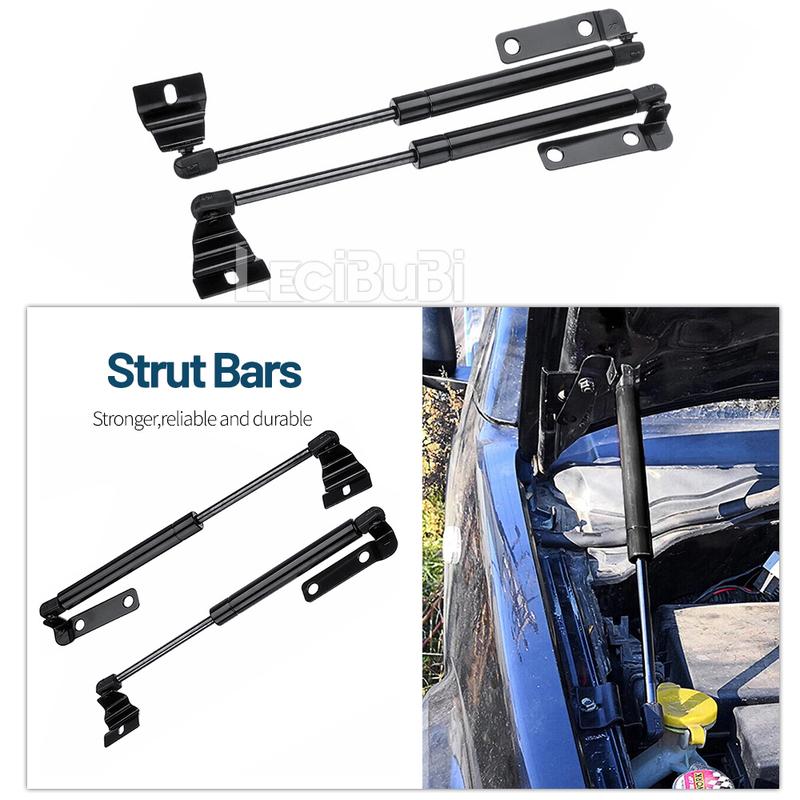 For Toyota Hilux Vigo SR5 2005-2012 2pcs Front Bonnet Hood Strut Lift Support Bars Gas Spring Dampers Engine Cover Rod