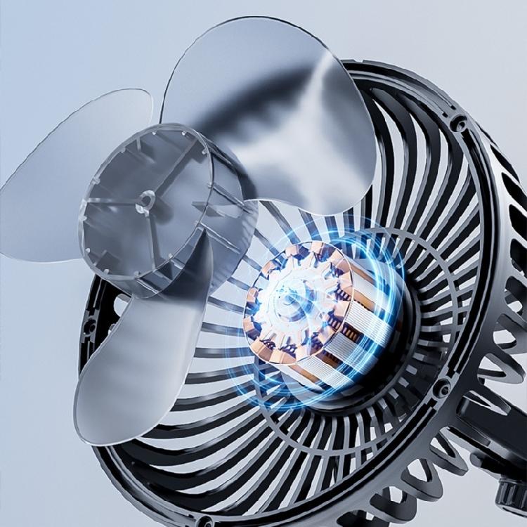 Car Dashboard Windscreen Mount Cooling Fan Suction Cup Fan 3 Speed Adjustment USB Air Circulator Fan 360 Degree Rotating