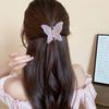 Banana Clip Frosted Butterfly Hair Claw Acrylic Hairpin Large Shark Clip Butterfly Hair Clip  Girls