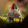 Dwarf Couples Love Their Best Friends, Collect Statues Suitable for Indoor and Outdoor Gardens and Home Decoration