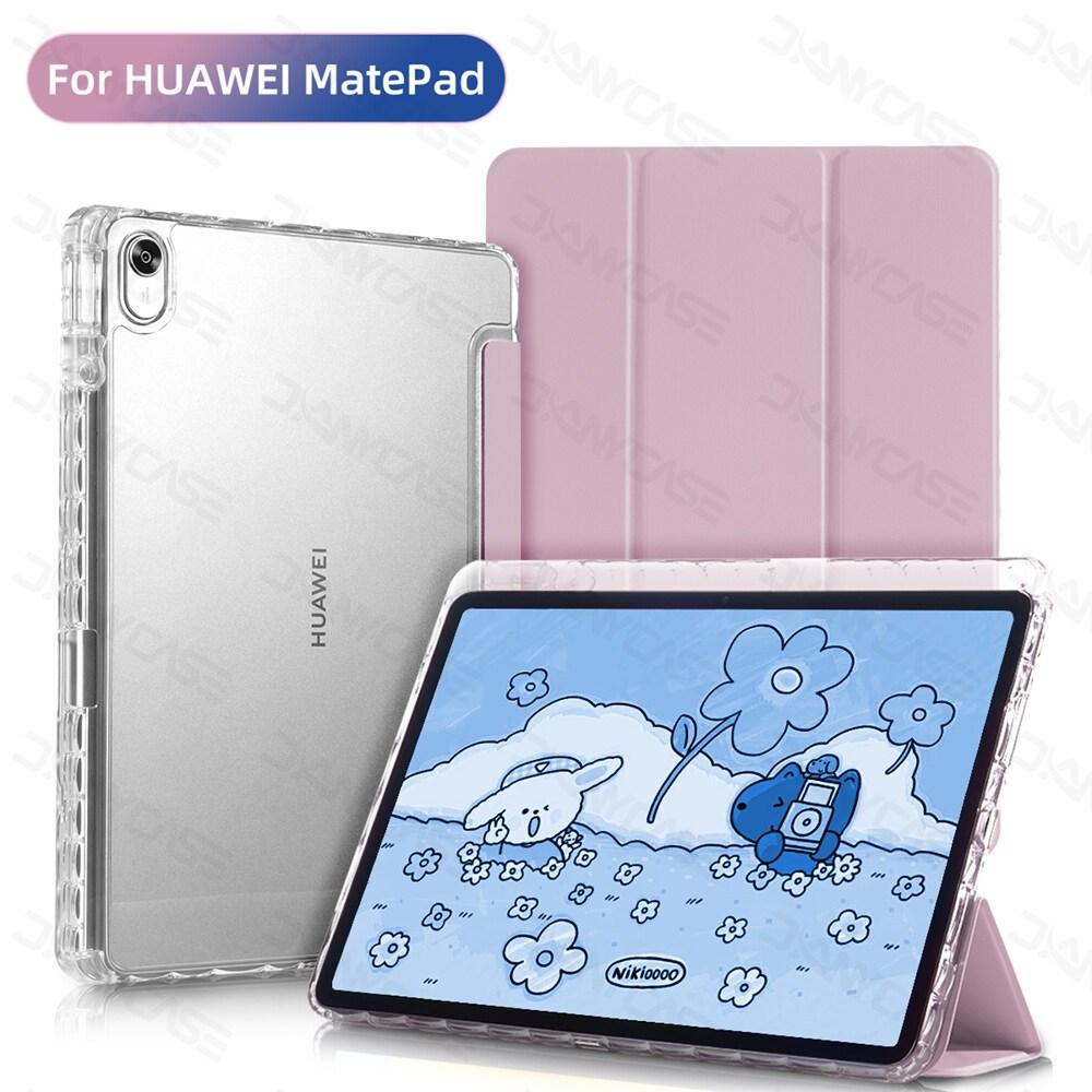 Чехол для планшета HUAWEI MatePad SE 11 дюймов 2024 HUAWEI MatePad 11,5 дюймов Honor X9 11,5 Прозрачная задняя крышка с держателем для карандаша Простой щедрый корпус