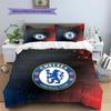 Chelsea F Pattern Bedding,Quilt Set Quilt Cover Pillowcase Home Birthday Gift(1 * duvet cover + 2 * pillowcase, without core)