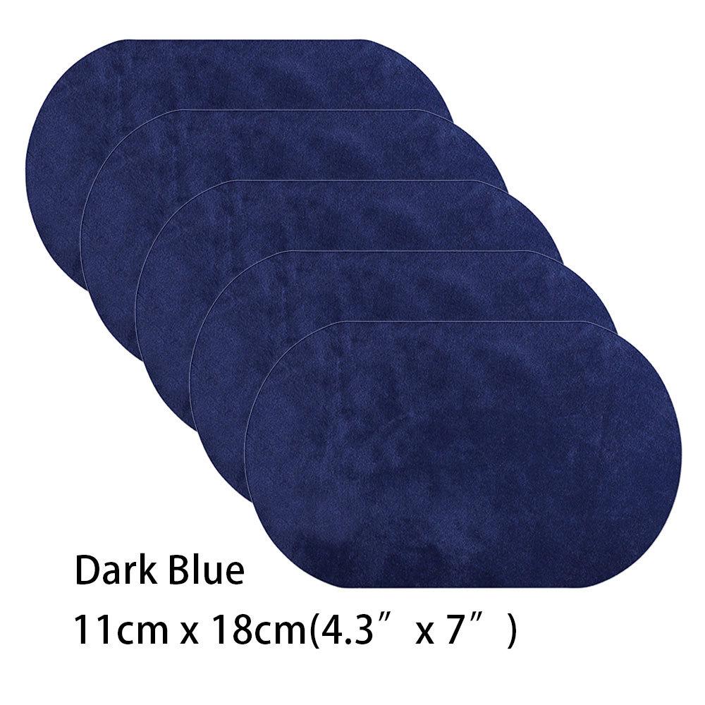 Hot Sale 5pcs Colorful Iron-On Fabric Patches Set | No Sew Adhesive for Pants Repair Kids Clothes Denim DIY Craft (Mixed Sizes)