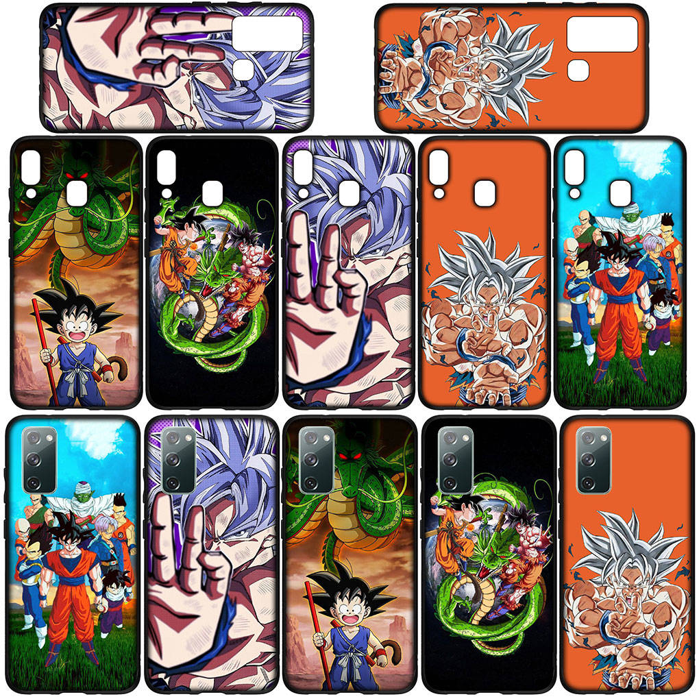 Чехол для Samsung Galaxy S25 S24 S23 iPhone 16 15 Xiaomi Redmi Note 14 13 12 16E 11 Pro Max XR OPPO Moto Huawei Anime Dragon Ball Goku DragonBall Cover