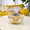 Stackable Woven Basket Handwoven Easter Rabbit Decoration Easter Bunny Storage Basket  Bedroom