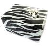 Les Trésors De Lily [N5299] - Zebra 'Belle De Soie' Jewelry Box - 16. 2x11. 5x8. 7cm