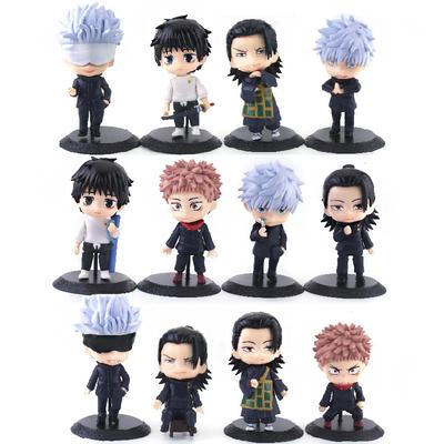 12 шт./1 набор Аниме Jujutsu Kaisen Фигурка Рёмен Сукуна Годзё Сатору Итадори Юдзи Q версия Оккоцу Юта Высококачественная Фигурка Игрушка Гэто Сугуру