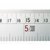 Shinwa Sokutei 1m Silver Ruler with Dual Graduations, Right Base Point, 13210