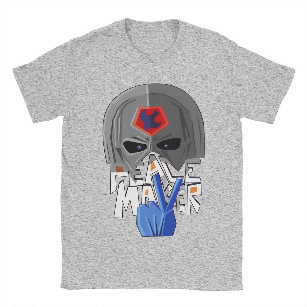 Vigilante Peacemaker Unisexs T Shirts Cool Tees Short Sleeve O Neck TShirt 100 Cotton Gift Idea Tops