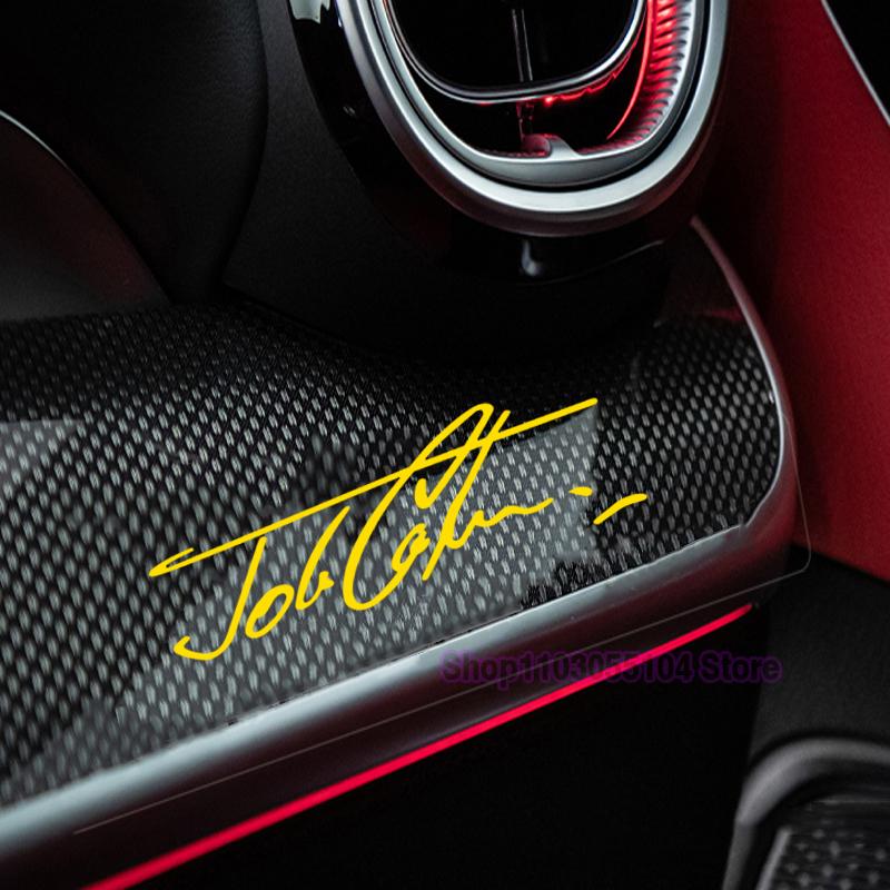 2 шт. Светоотражающая наклейка на автомобиль John Cooper Signature Для MINI JCW R56 R57 F55 F56 F57 R50 R53 R60 F60 F54 R55 R58