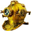 Mark V Marine Scuba Divers Helmet 45.72 Cm  Home Office Decorative  Replica US Navy Diving Divers Helmet