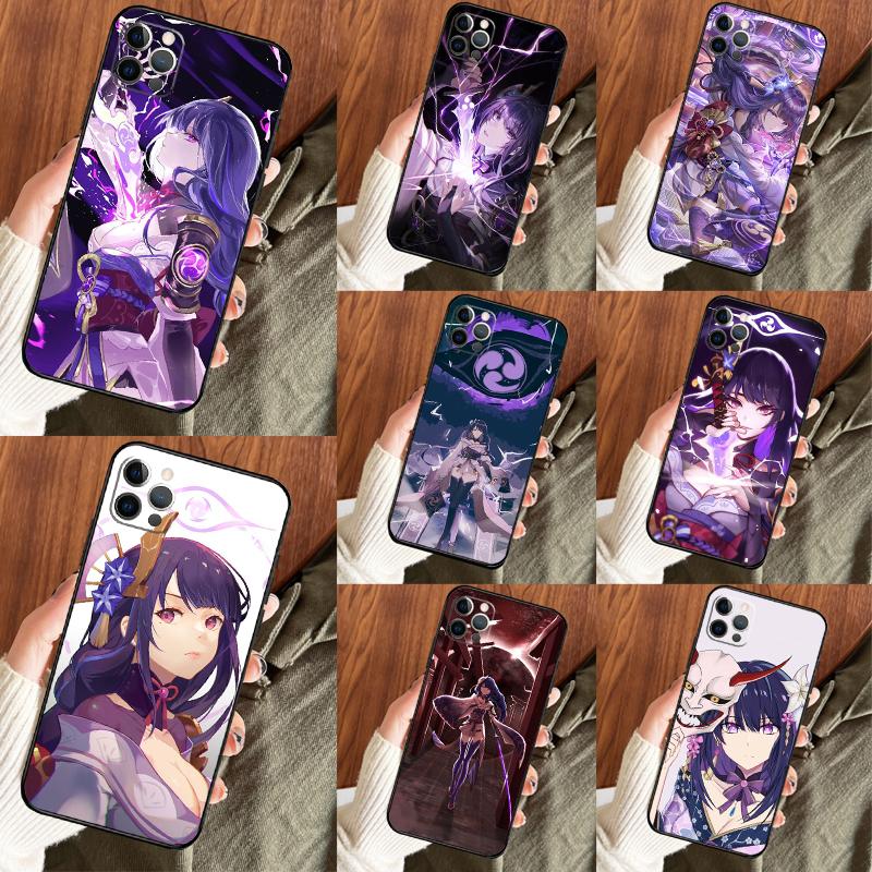 Чехол Genshin Impact Райдэн Сёгун для Samsung Galaxy M56 M13 M33 M53 M15 M35 M55 M06 M16 M36 M31 M12 M32 M52 M14 M34 M54