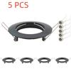 5 Pcs Recessed Ceiling Lamps with Holder GU10 Socket Base LED Spot and Halogen Built-in Spot Lights