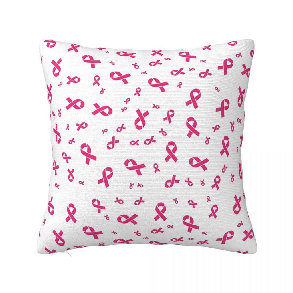 Football Breast Cancer Awareness Support Pillow Covers Car Cushion Cover Cute Pillowcase 4040