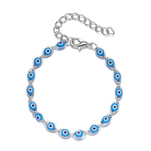 Lucky Blue Evil Eye Charms Bracelet Handmade Black Red String Thread Rope Couple Bracelet 2020 Lucky Jewelry For Women Men Gifts