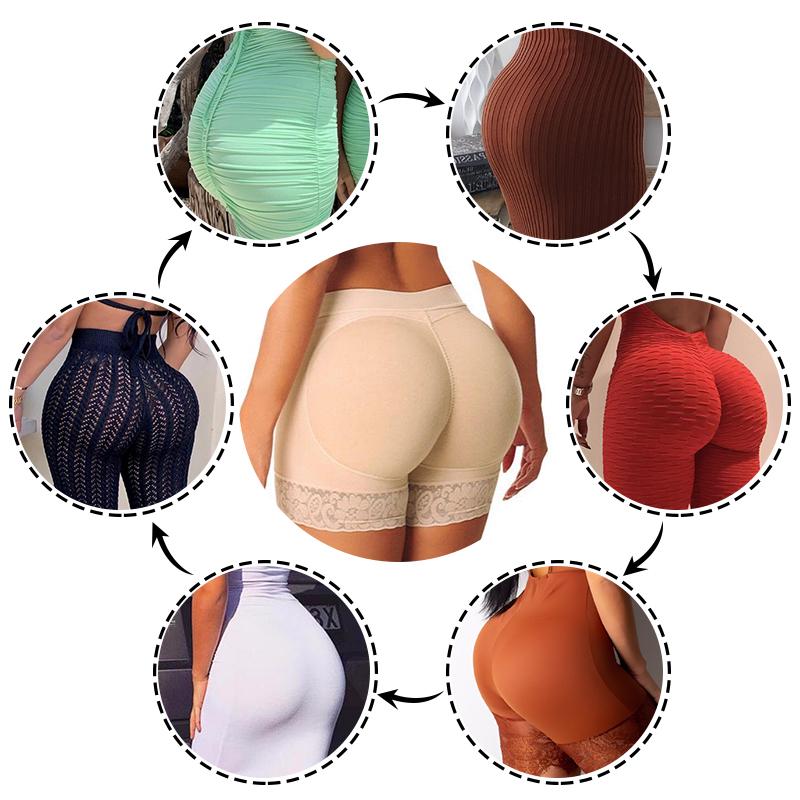 Женские шорты с мягкой подкладкой, трусики с эффектом пуш-ап, корректирующее тело, облегающее нижнее белье, защитные брюки