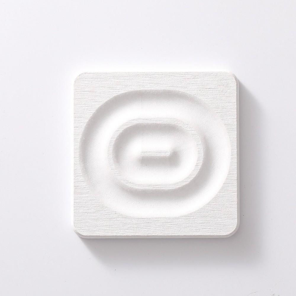 Бытовая 10x10 см Диатомовая Земля Коврик Влагопоглощающий Противоскользящий Влагопоглощающий Коврик Декоративный Практичный Поддон для Раковины Столешница