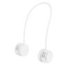 Mini Leaf Less Neck Hanging Fan Portable USB Charging Small Fan Silicone High-capacity Battery Fan 118*59*42mm