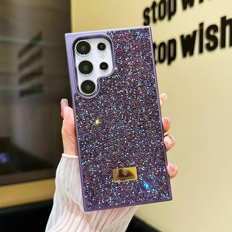 Роскошный чехол со стразами и бриллиантами для Samsung S26 S25 S24 S23 Ultra Plus, блестящий противоударный чехол для женщин и девушек