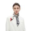 Zhonggao Youpin 2025 new spring, summer and autumn thin headscarf double-sided printed silk scarf square scarf