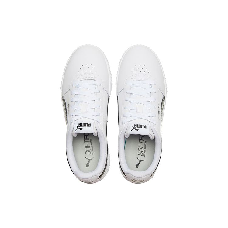 Puma Женские бело-черные кроссовки Carina Pfs 371212-02