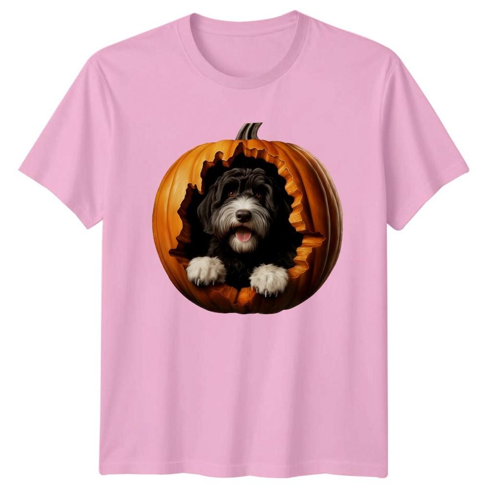 Dog In Pumpkin TShirt Halloween Bernedoodle Pet Halloween Gift For Him And Her