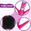Надувная фигура-тюбинг танцующего мужчины USB-воздуходувка Материал ПП Настольный парень Подходит для стола