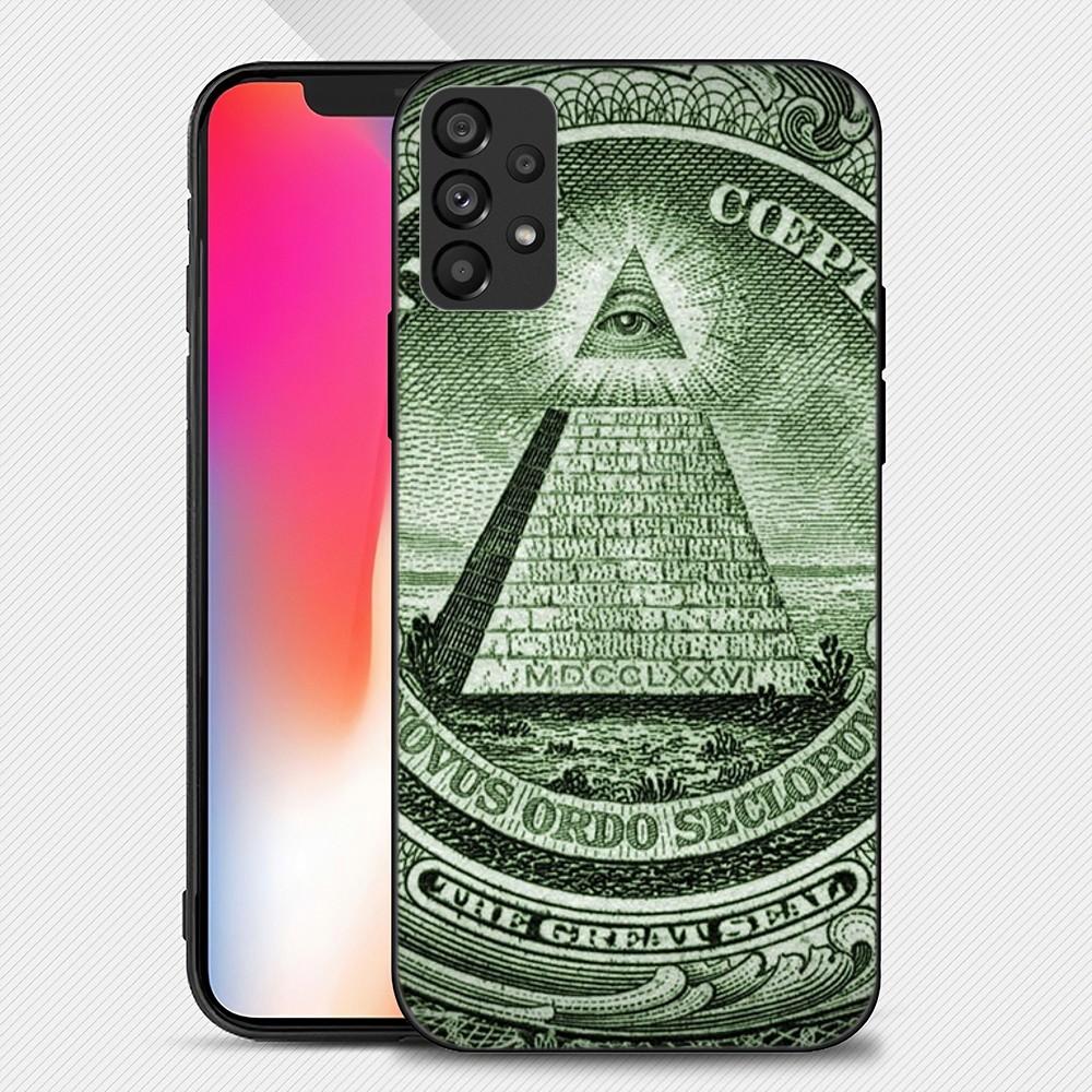 Eye of Providence Phone Case For Samsung Galaxy S22 S23 Ultra S21 S20 FE Plus Note 20 Soft Cover