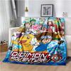 Японский Мультфильм D-Digimon Пледы для Дивана, Походов, Пикника, Супер Мягкое Одеяло, Постельное, Теплое, Милое, Аниме, Фланель, Индивидуальные Пледы