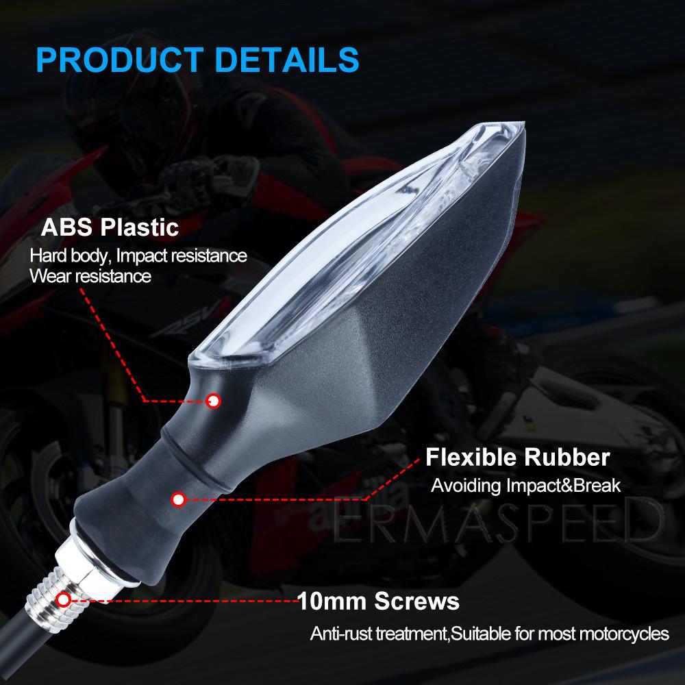 4 шт./компл., 12 В, универсальный светодиодный указатель поворота для мотоцикла, водонепроницаемый мигающий индикатор, мигалка, лампа для мотоцикла, мото