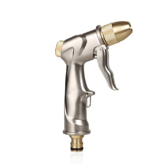 High Pressure Water Spray Gun Metal Brass Nozzle Garden Hose Pipe Lawn Car Wash Sprayer Sprinkler Car Wash Tool Water