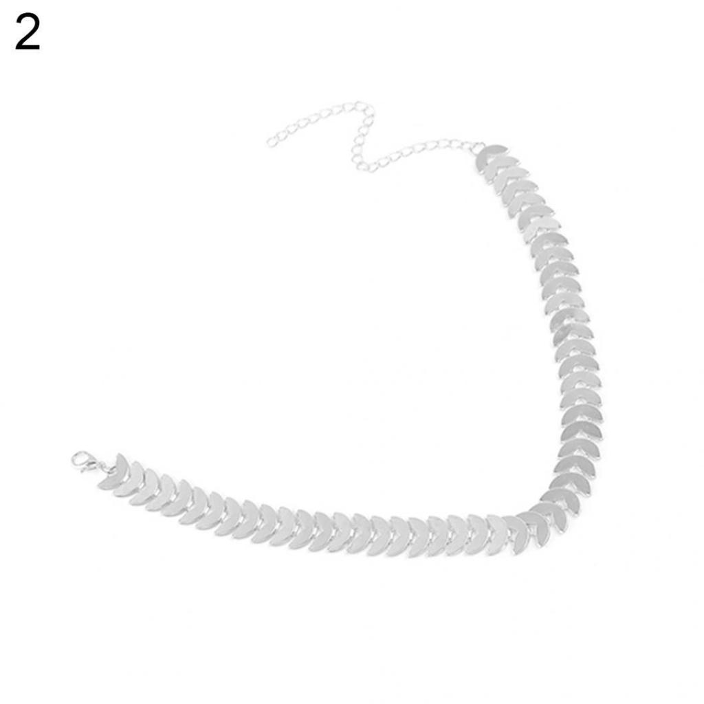 Панк Сплав Лист Дизайн Чокер Ожерелье Цепочка Вечеринка Клуб Женские Украшения AVE