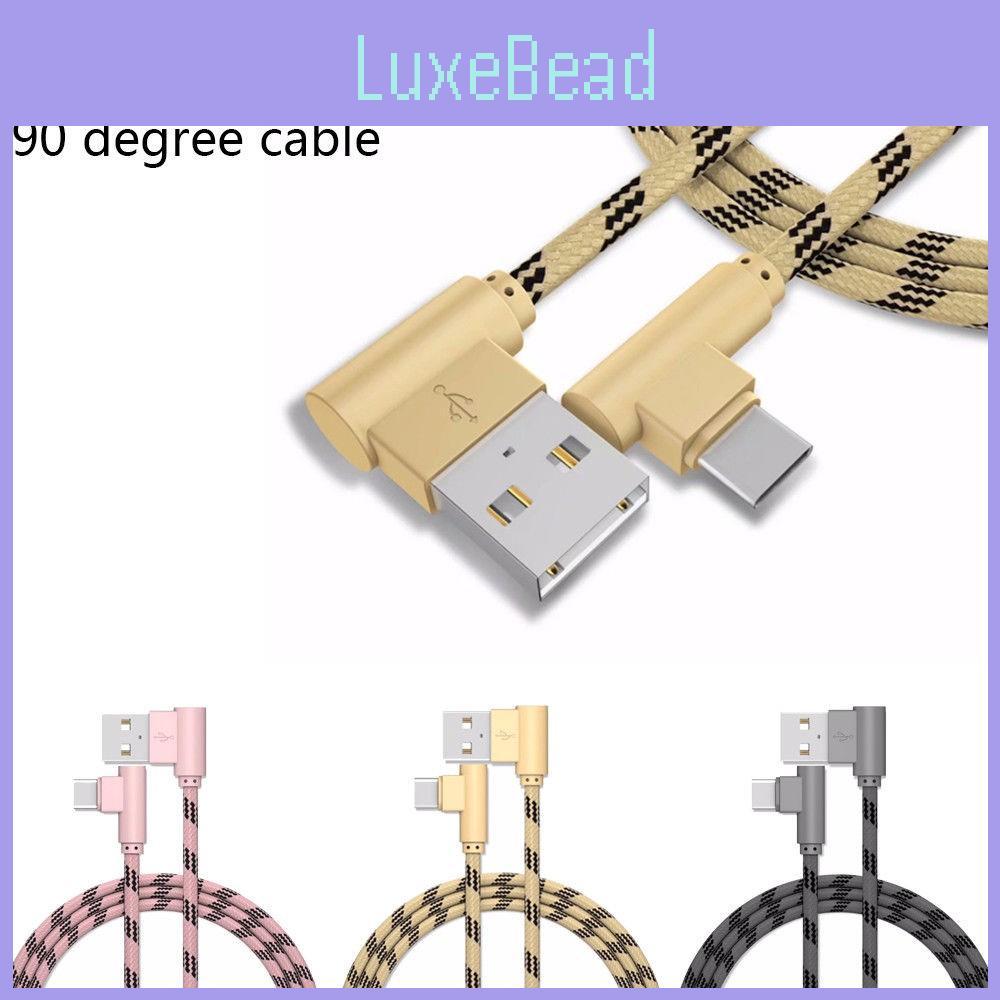 Премиальный плетеный кабель Type C с угловым разъемом 90 градусов USB C для быстрой синхронизации данных и зарядки для оптимальной производительности