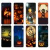 Black Tpu Case For Xiaomi Redmi 7A 8 8A 9 9A 9C Case Redmi Note 8T 8 Pro T Note 9 9S 9 Pro Case Halloween Pumpkin