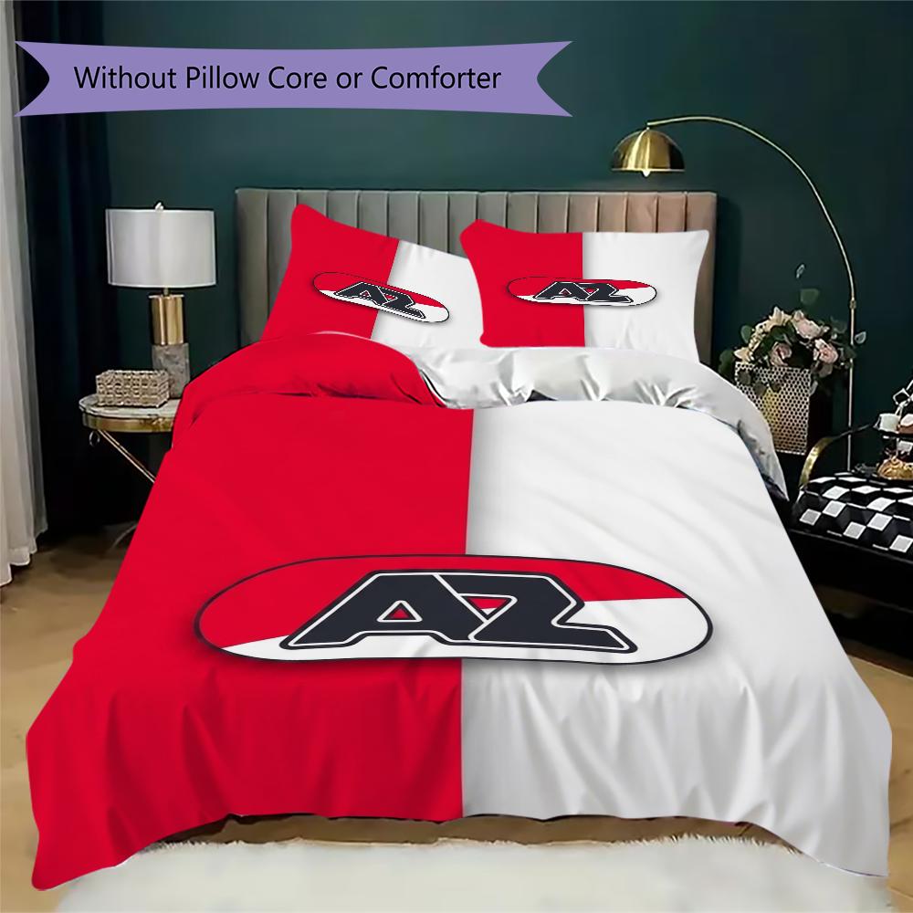AZ Alkmaar Pattern Bedding uilt Set uilt Cover Pillowcase Home Decoration Birthday Gift (1 * duvet cover + 2 * pillowcase without core)