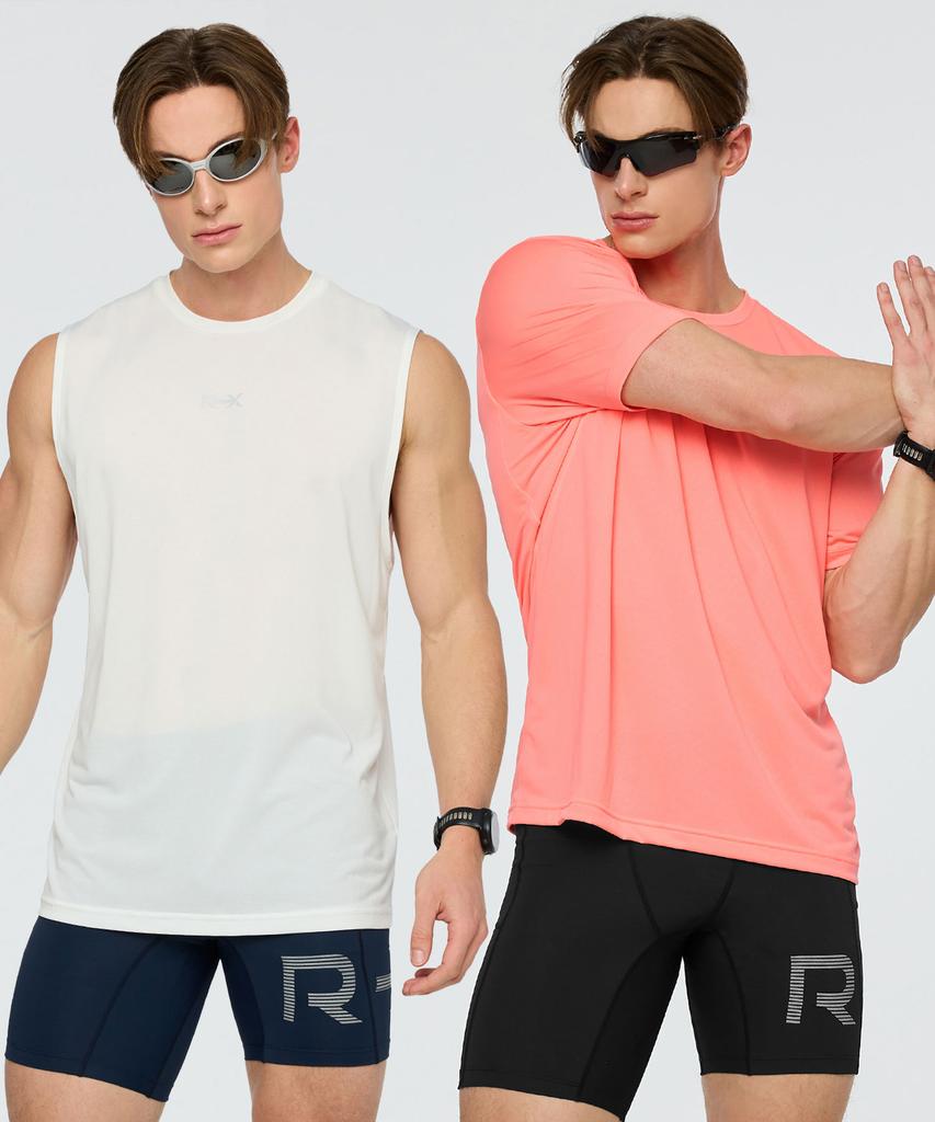 XEXYMIX [2Pack] Rx Men'S Cool Touch Mesh T-Shirt Xml2Ts1001_Xml2Te1009