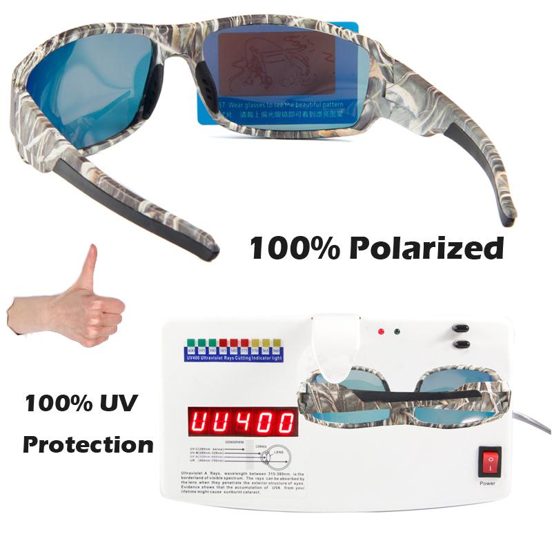 Queshark Спортивные солнцезащитные очки с защитой от ультрафиолета, поляризационные очки для охоты и рыбалки, очки для вождения и пешего туризма