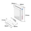 600W Desktop Charging Station with LED Display PD140W 8 Port Charging Station for Laptop Phone Tablet Device