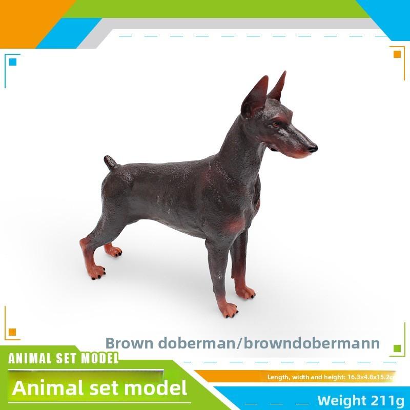 Модель Собаки ПВХ С Доберманом Шиба-ину Пуделем Самоедом Для Демонстрации Подарка И