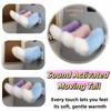 Rechargeable Sound Activated Moving Tail Fluffy Plush Plush Wagging Tail  Electric Bicycle