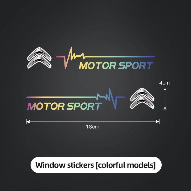 2 шт. Наклейка на автомобильное стекло Декоративные наклейки на стекло автомобиля Для Citroen C8 DS3 C6 C3 Vts C4 Saxo C4L C5 C2 Xsara C3-XR Picasso SEGA