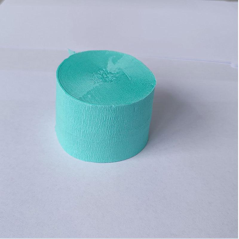 Crinkled Handmade Crepe Paper Roll for Kids' DIY Projects and Kindergarten Decor