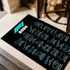 Formula Calendar Area Rug Suitable for Entryway Balcony Dormitory Kitchen Antislip Carpet Decorate Offices