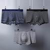 3pcs Stripe Sexy Men Underwear Boxer Shorts Panties Seamless Male Underwear Boxers Mens Underpants Bikini Lingerie Man Basic