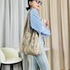 Casual Knitted Woven Shoulder Bags Simple Large Capacity Tote Bag Summer Beach Bags for Women Fashion Hollow Out Shopper Handbag