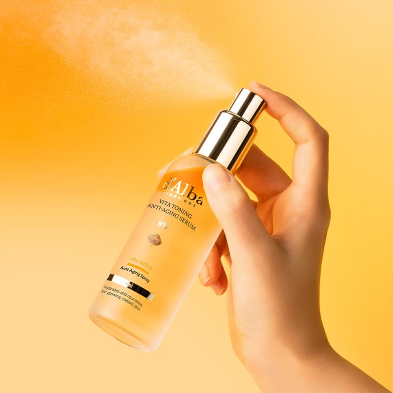 d'Alba Вита Тонизирующий Антивозрастной Спрей-Сыворотка 8% 70мл