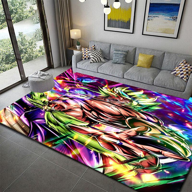 Dragon Ball 4 Star Ball Pattern Area Carpetanime soft washable cartoon floor carpet
